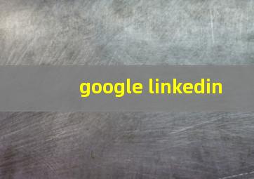 google linkedin